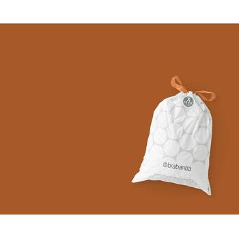 Brabantia мусорные пакеты 116728, 10-12 л, X, 20 шт., со стяжкой (116728)