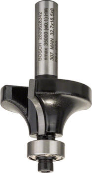 Noapaļošanas frēze HM R=10 mm, divpusējā, Rokas frēzēm, malu frēzēm NOAPAĻOŠANAS FRĒZE STANDARD FOR WOOD, 2608628342, BOSCH (2608628342)