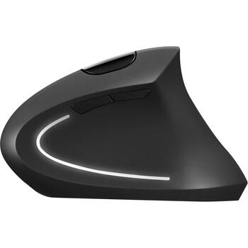 Sandberg 630-14 Vadu Vertikālā Pele, 2400 DPI, 6 pogas, USB Type-A, 1,5 m kabelis, Ergonomisks dizains, Melns (630-14)