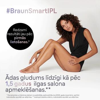 Braun IPL fotoepilators PL7147 Skin i-expert, 10 līmeņi, 400000 zibspuldzes, 3 režīmi, ādas toņa sensors, sejas uzlikts (PL7147)