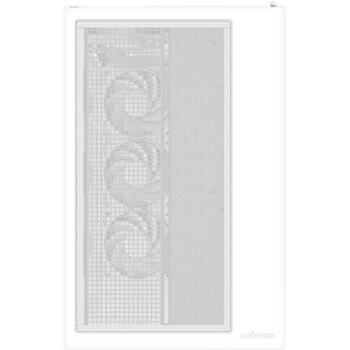Zalman D40 WHITE, корпус Midi Tower ATX, 7x120мм ARGB вентиляторы, 1xUSB 3.2 Type-C, 1xUSB 3.2 Type-A, 410мм GPU, 160мм CPU (D40 WHITE)