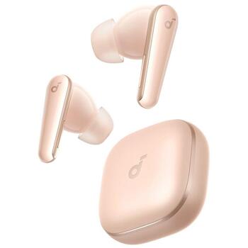 Anker Soundcore Liberty 5 A3957G51, TWS-наушники, 17 Ом, 20-40кГц, Bluetooth 5.4, 10м, 12ч, ANC, 6 микрофонов, розовый (A3957G51)