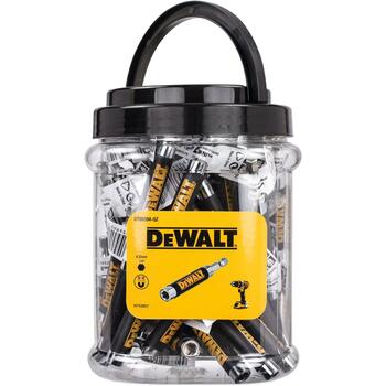 Dewalt магнитный держатель бит с направляющей втулкой DT90394-QZ, 75 шт., нержавеющая сталь, быстрая замена, доступ в узкие места (DT90394-QZ)