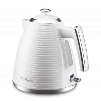 Zelmer ZCK7650 Электрический чайник 71505556P, 2200Вт, 1.7л, STRIX, плоский нагреватель, автоотключение (71505556P)