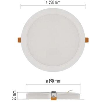 Emos LED светильник RUBIC ZD1452, 24 Вт, 2400 лм, 220-240 В, 50/60 Гц, IP20, 25 000 ч, 120°, встраиваемый (ZD1452)