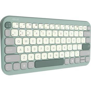 Asus Marshmallow KW100 клавиатура 90XB0880-BKB180, 75%, Bluetooth 5.0, беспроводная, зеленый чай латте (90XB0880-BKB180)