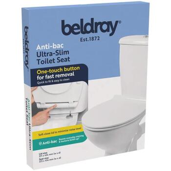Beldray Унитазное сиденье LA00000201WPEU7, 5.05cm, 37.3cm, 45.4cm, антибактериальное, мягкое закрытие (LA00000201WPEU7)