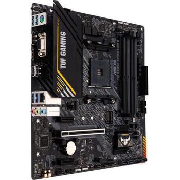 Asus Mātesplate TUF Gaming A520M-Plus II 90MB17G0-M0EAY0, 4x DDR4 DIMM, 4x SATA, AM4, 128 GB, 2800-4866 MHz (O.C.), Micro ATX (90MB17G0-M0EAY0)