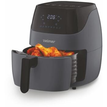 Zelmer Gaisa fritieris ZAF5502G 72805693P, 1500 W, 5 l, 8 programmas, automātiskā temperatūras izvēle, vēss rokturis (72805693P)