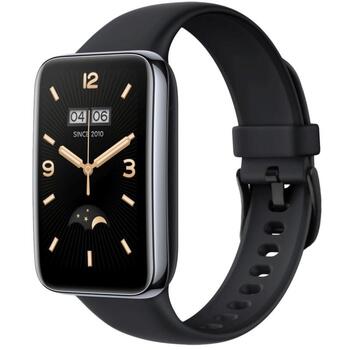Fixed Silikona siksna Xiaomi Mi Smart Band 7 Pro FIXSSTB-1056-BK, melna, sviedru izturīga, ūdensizturīga (FIXSSTB-1056-BK)