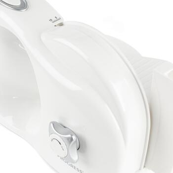 Progress Электрическая мясорубка EK3683PFVDE, 150W, 170mm, 1-15mm, нержавеющая сталь, защита для пальцев (EK3683PFVDE)