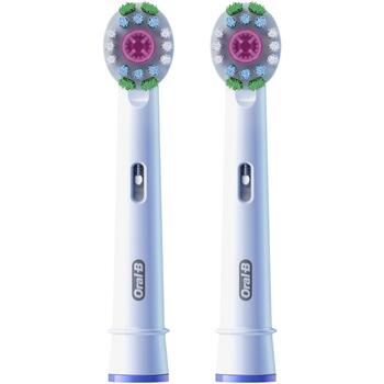 Oral-B zobu birstes uzgaļi EB18pRX-2 3D, 2 gab, 3D White Pro, X formas sariņi, nolietojuma indikators (EB18pRX-2 3D)