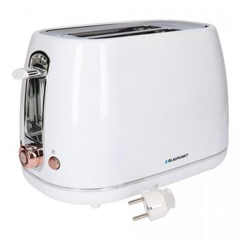 Blaupunkt Toster TSS802WH, 900W, 2 spraugas, 6 cepšanas līmeņi, atkārtota sildīšana, automātiska centrēšana (TSS802WH)