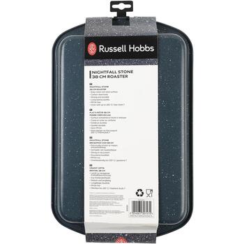 Russell Hobbs cepšanas forma RH009992EU7, 38 cm, 0,67 kg, oglekļa tērauds, zils marmors, PFOA bez (RH009992EU7)