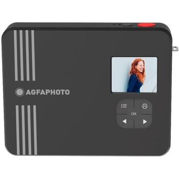 Agfa Photo Моментальная камера ASQS33BKPAPER, 10МП, 1/50, 76мм, 1.7