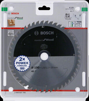 Paneļzāģiem PRO WOOD CORDLESS RIPZĀĢA ASMENS BOSCH 2608837705 (2608837705)