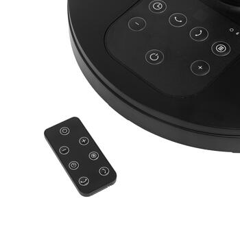 Eurom Vento 3DS Comfort Black grīdas ventilators gaisa cirkulācijai telpu dzesēšanai 25W 35cm 3D oscilācija 12 ātrumi tālvadība melns (384932)