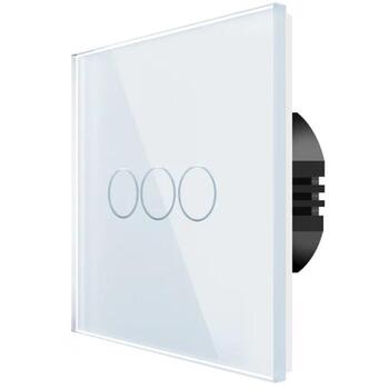 Spring Сенсорный выключатель WT-301 WIFI 3gang(N&L) 1000W/G, 86mm x 86mm x 35mm, 110V – 240V AC, 5A, 1000W, -20 до 70 C (WT-301 WIFI 3gang(N&L) 1000W/G)