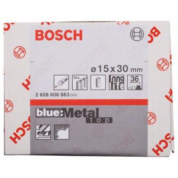 Slīppapīra uzmava metālam, D60xB30, grauds 60, 30 gab., 2608606880, BOSCH (2608606880)