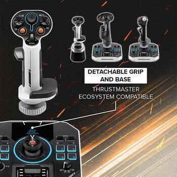 Thrustmaster Джойстик Sol-R 2 HOSAS 2960939, 6 осей, USB-C, аналоговый рычаг, подсветка, 88 кнопок (2960939)
