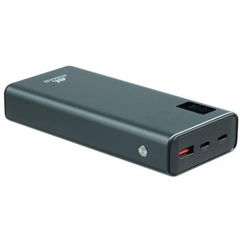Rivacase Power Bank VA1022, 20000 мАч, 22.5W, ЖК индикатор, металлический корпус, SCP, PD, QC3.0 (VA1022)