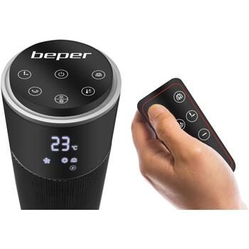 Beper Обогреватель-ветродуй P203TER001, 2000 Вт, 220-240 В, Вентилятор, Таймер, Термостат, Пульт дистанционного управления (P203TER001)