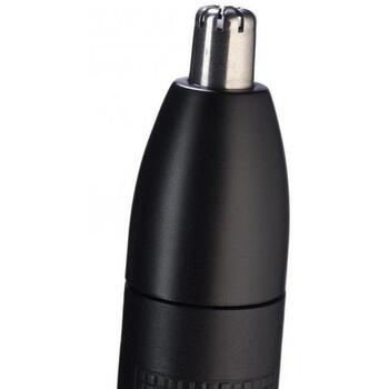 Babyliss Daudzfunkcionāls ķermeņa un sejas skuveklis E650E, 0.5 mm, 1xAA, melns, deguna un ausu trimmeris, mazgājams (E650E)