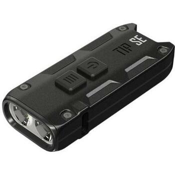 Nitecore TIPSEBLACK, Rokas lukturis, 700 lm, 2 x OSRAM P8, 2100 cd, 90 m, IP54, 500 mAh, 50 h, USB, melns (TIPSEBLACK)