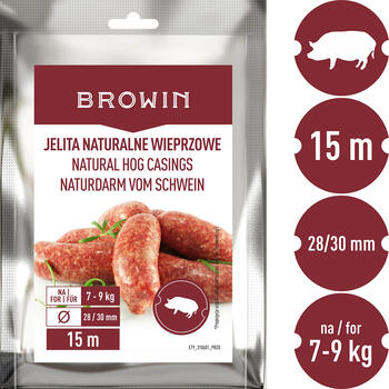 Browin Натуральные свиные оболочки 310601, 15м, 0.15кг, свиные оболочки (310601)