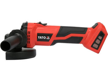 Yato угловая шлифмашина YT-828293, 18В, 125мм, 3000-8500 мин⁻¹, бесщеточная, 6 скоростей, M14, IPX0, III класс (YT-828293)