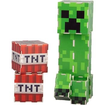 Paladone Minecraft Creeper Конструктор PP13952MCF, 50 деталей, 21.5см, официально лицензированный (PP13952MCF)