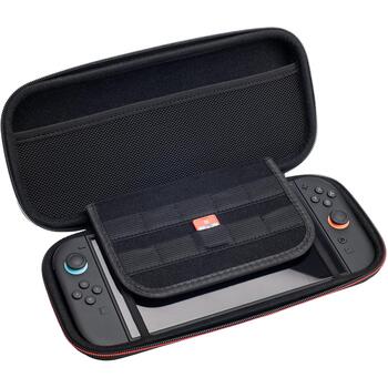 Subsonic Жесткий Чехол SA5734-S2, EVA/нейлон, черный, ручка, совместим с Nintendo Switch 2, Switch OLED, Switch (SA5734-S2)