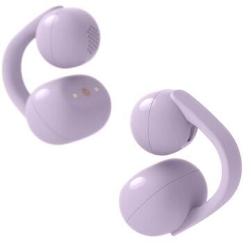 Sony LinkBuds Clip WF-LC900, 9ч, 37ч с зарядным кейсом, Bluetooth 5.3, IPX4, открытые, лаванда (WFLC900V.CE7)