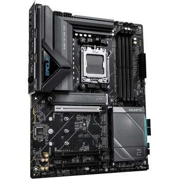 Gigabyte mātesplate X870E EAGLE X WF7, ligzda AM5, DDR5 9000MHz, 4xDIMM, 256GB, 4xM.2, PCIe 5.0, Wi-Fi 7, 5GbE, USB4, ATX (X870E EAGLE X WF7)