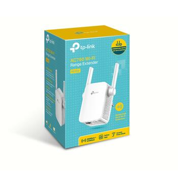 TP-Link RE205 AC750 Mesh Wi-Fi усилитель/репитер 300 Mbps 2.4 GHz 433 Mbps 5 GHz 2 антенны Белый (RE205)