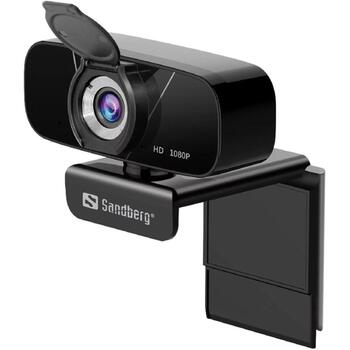 Sandberg USB веб-камера для чата 134-15, 2 МП, 1920 x 1080 пикселей, USB 2.0, 1.5 м, черная, 30 к/с (134-15)