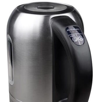 Электрический чайник с регулировкой температуры 2200 W 1.7 L корпус из нержавеющей стали с защитой от царапин CR1253 Camry (CR 1253)