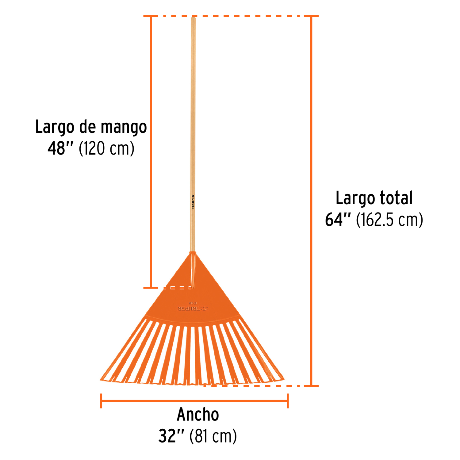 Lapu grābeklis ar pretaizsērēšanas zariem EP-30X TRUPER (EP-30X)