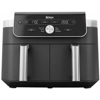 Ninja aerogrils DZ901EU, 2470 W, 9.5 l, 40 - 240 °C, Dual Zone XL, termostats, nelīpošais pārklājums (DZ901EU)