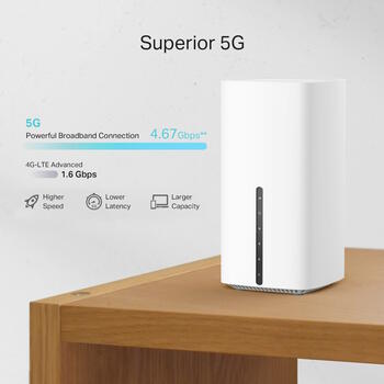 TP-Link Archer NX210 беспроводной маршрутизатор Wi-Fi 6 AX1800 Dual-Band с 5G/4G/3G SIM EasyMesh 1201 Mbps 5 GHz 574 Mbps 2.4 GHz 1× WAN/LAN Gigabit 3× LAN Gigabit Белый (ARCHER NX210)
