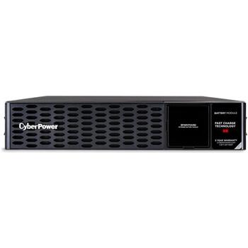 CyberPower Akumulatora korpuss BP48VP2U02, 48 V, 9 Ah, 2U, 8 akumulatori, melns, īpašības: karstais maiņas akumulators (BP48VP2U02)
