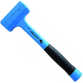 Hogert HT3B091 triecienāmurs, stiklplasta kāts, 680g, gumijas pārklājums, nesagraujošs, ergonomisks (HT3B091)