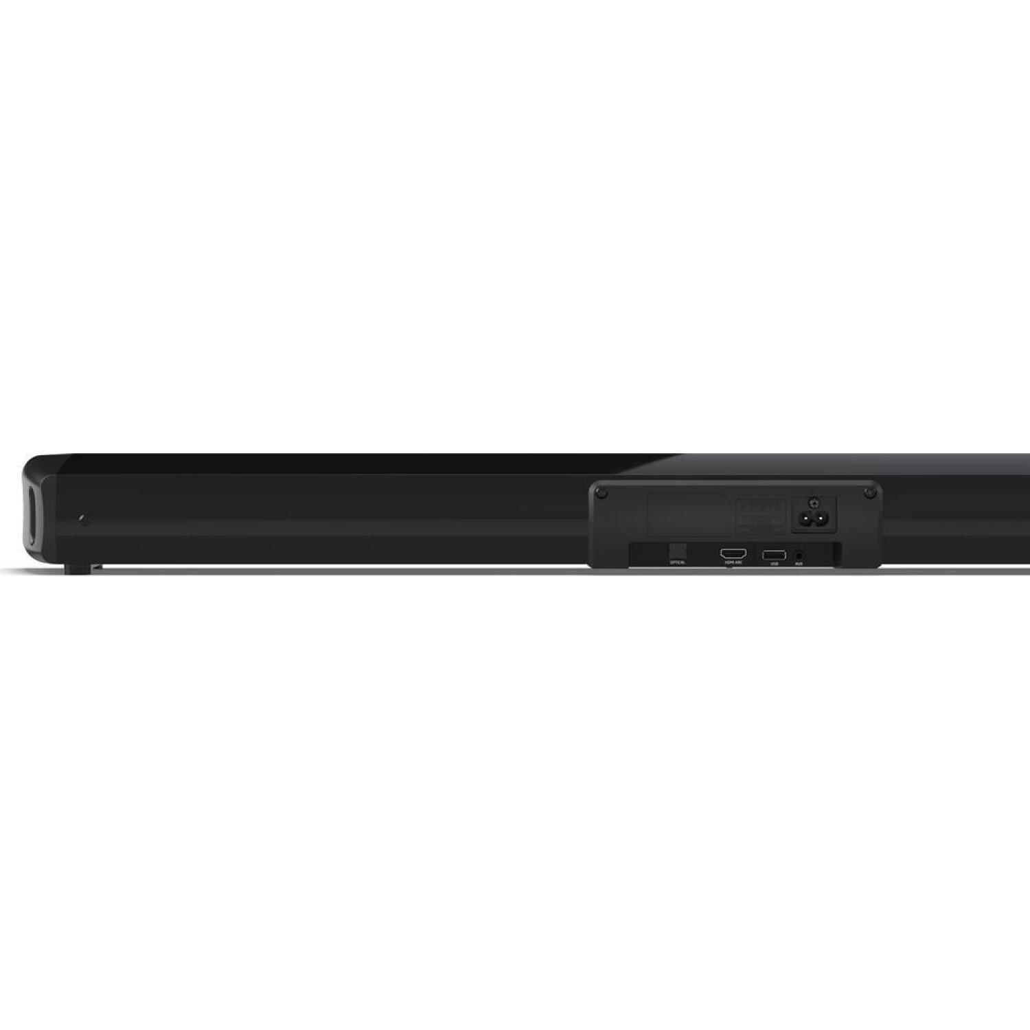 Sharp Звуковая панель HT-SB100, 75Вт, 80см, HDMI ARC/CEC, AUX, Bluetooth, USB, Гладкий черный (HT-SB100)