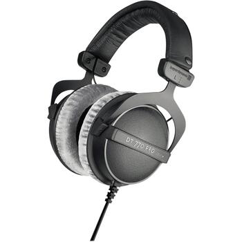 Beyerdynamic studijas austiņas DT 770 PRO 459046, 250Ω, 5-35000Hz, 96dB, 100mW, 3.5mm, vada, slēgta aizmugure, dinamiskas, stereo (459046)