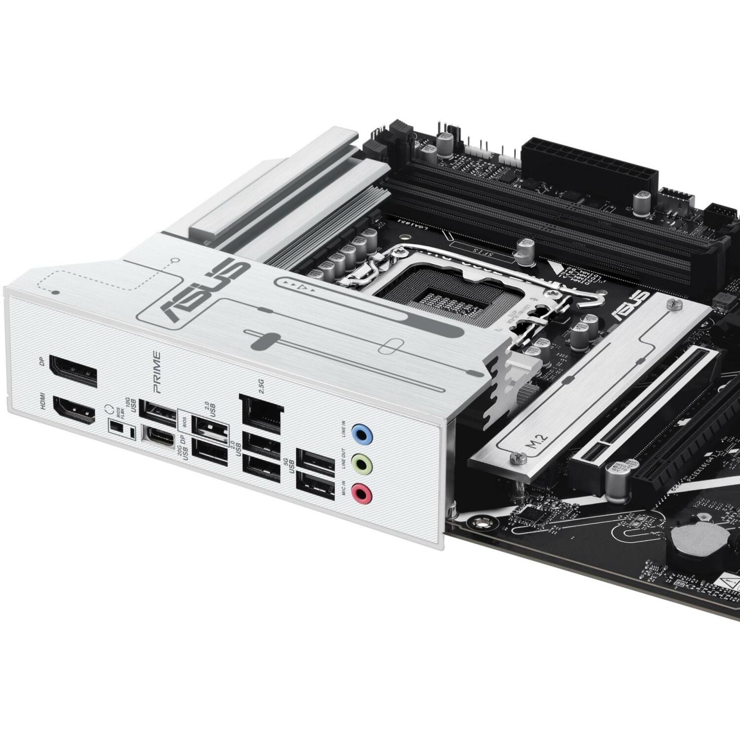 Asus Mātesplate PRIME Z890-P, LGA 1851, DDR5, 192 GB, 4 DIMM, 4 M.2, 2.5 Gb Ethernet, 7.1 audio, ATX (PRIME Z890-P)