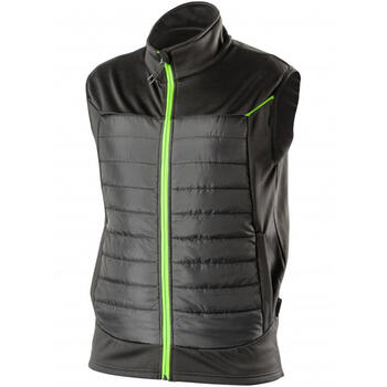 Hogert HT5K378-M hibrīda veste, M, melna, 96% poliesters, 4% elastāns, 100% poliesters, 2 kabatas, iekšējā kabata (HT5K378-M)