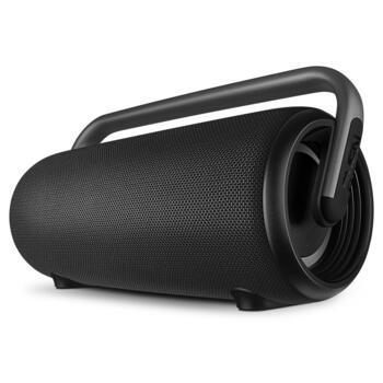 Портативная Bluetooth колонка мощностью 80 Вт с TWS соединением защитой от воды IPX5 и динамической RGB подсветкой PS-395 Чёрный SV-022815 Sven (SV-022815)