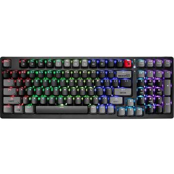 A4Tech Клавиатура A4TKLA47389, USB, Черный, Пестрый, Механическая, Линейная, RGB, Anti-Ghosting, Мультимедийные клавиши (A4TKLA47389)