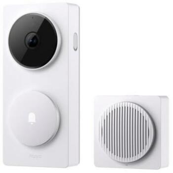 Aqara видеодомофон CH-C09D-W, 2K видео, 1 USB-C, 1 слот для MicroSD, Bluetooth/Wi-Fi/ZigBee, белый (CH-C09D-W)