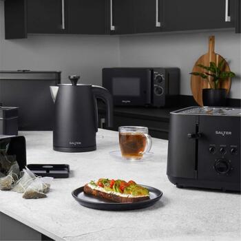 Salter Tosteris Kuro 4-Slice EK5565MBLKFVDE, 1850W, 4 maizītes (EK5565MBLKFVDE)